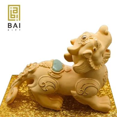 PATUNG SHIO ULAR TAHUN 2025 BAI GIFT PATUNG PIXIU FENGSHUI PAJANGAN HEWAN SUCI LAPIS EMAS 24k SIZE L 2 ~blog/2022/3/22/patung_pixiu