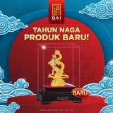 HAMPERS IMLEK 2024 PATUNG SHIO NAGA GIOK EMAS 24K