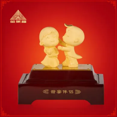 PATUNG SHIO ULAR TAHUN 2025 BAI GIFT PAJANGAN PATUNG PENGANTIN LAPIS EMAS 24K SWEET COMPANION 1 ~blog/2023/3/14/c02