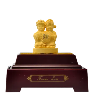 PATUNG SHIO ULAR TAHUN 2025 BAI GIFT 1 SET PAJANGAN PATUNG PENGANTIN LAPIS EMAS 24K HADIAH PERNIKAHAN 6 ~blog/2023/3/15/r117_removebg_preview
