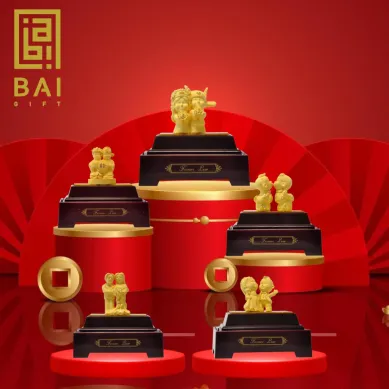 PATUNG SHIO ULAR TAHUN 2025 BAI GIFT 1 SET PAJANGAN PATUNG PENGANTIN LAPIS EMAS 24K HADIAH PERNIKAHAN 1 ~blog/2023/3/15/untitled_design
