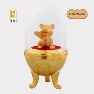 PATUNG SHIO ULAR TAHUN 2025 BAI GIFT PAJANGAN PATUNG SHIO MACAN MINI LAPIS EMAS 24K  1 ~blog/2023/3/20/3_patung_lapis_emas_lucu_shio_macan_1