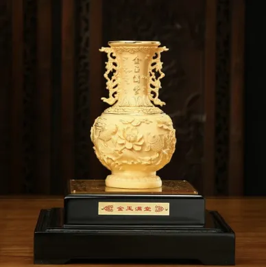 PATUNG SHIO ULAR TAHUN 2025 BAI GIFT PAJANGAN FENGSHUI PATUNG VAS BUNGA LAPIS EMAS 24K 2 ~blog/2023/3/21/vas_bunga_3