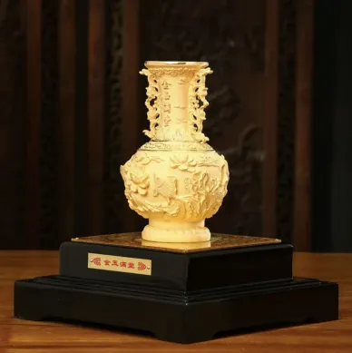 PATUNG SHIO ULAR TAHUN 2025 BAI GIFT PAJANGAN FENGSHUI PATUNG VAS BUNGA LAPIS EMAS 24K 5 ~blog/2023/3/21/vas_bunga_4