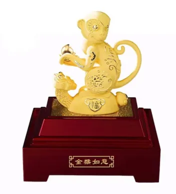 PATUNG SHIO ULAR TAHUN 2025 BAI GIFT PATUNG SHIO MONYET LAPIS EMAS 24K SIZE L 2 ~blog/2023/3/24/dad35568_2482_4776_b602_9aac95977304