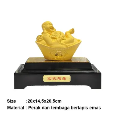 PATUNG SHIO ULAR TAHUN 2025 BAI GIFT PATUNG DEWA MAITREYA LAPIS EMAS 24K 2 ~blog/2023/3/29/pajangan_lapis_emas__maitreya_c73