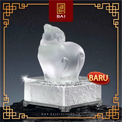 PATUNG SHIO ULAR TAHUN 2025 BAI GIFT PAJANGAN PATUNG KRISTAL SHIO KAMBING CRYSTAL GLASIR PREMIUM 1 ~blog/2023/3/9/img_5158