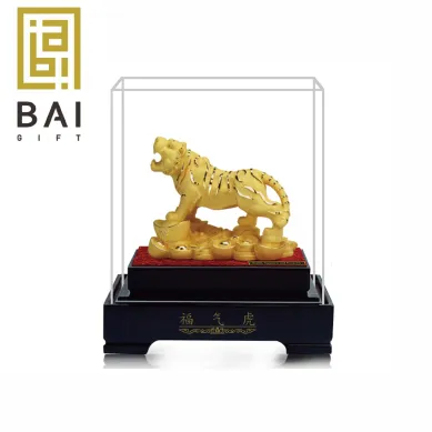 PATUNG SHIO ULAR TAHUN 2025 BAI GIFT PAJANGAN PATUNG SHIO MACAN LAPIS EMAS 24K SIZE M -  福到财到 2 ~blog/2023/7/3/gaitubao_