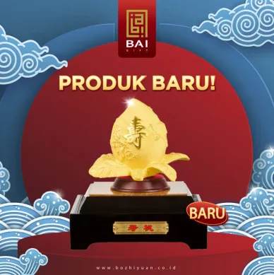 PATUNG SHIO ULAR TAHUN 2025 BAI GIFT PAJANGAN BUAH PERSIK KEABADIAN LAPIS EMAS 24K  1 ~blog/2024/4/4/5825d20f_ac8f_4718_9a60_c4c14402793b