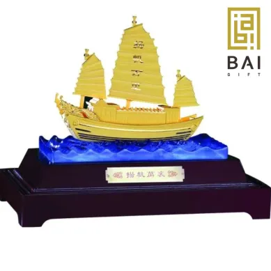 PATUNG SHIO ULAR TAHUN 2025 BAI GIFT PAJANGAN KAPAL LAYAR LAPIS EMAS CRYSTAL  5 ~blog/2024/4/4/untitled_design_1
