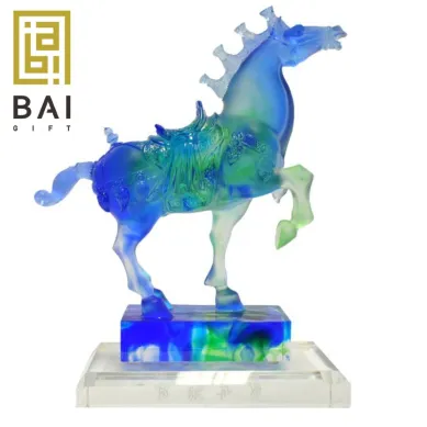 PATUNG SHIO ULAR TAHUN 2025 BAI GIFT PAJANGAN PATUNG SHIO KUDA CRYSTAL LIULI MINIATUR KUDA 3 ~blog/2025/10/22/harat_1_9