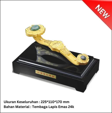 PATUNG SHIO ULAR TAHUN 2025 BAI GIFT PAJANGAN RUYI GIOK LAPISAN EMAS HIASAN RUMAH RUYI GIOK HOKI 5 ~blog/2025/4/28/e9a8c6a2_ce87_4d64_9853_6c9e4fc3c42a