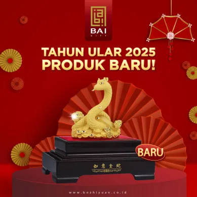 PATUNG SHIO ULAR TAHUN 2025 BAI GIFT 1 SET HAMPERS IMLEK 2024 HIASAN PATUNG SHIO ULAR LAPIS EMAS 24K 5 ~blog/2025/4/28/image_20241210091115