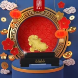 BAI GIFT PAJANGAN SAYUR SAWI HOKI LAPIS EMAS 24K