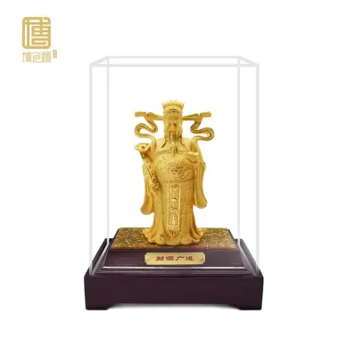 PATUNG SHIO ULAR TAHUN 2025 BAI GIFT PATUNG DEWA CHAISEN LAPIS EMAS 24K MODEL TERBARU  2 ~dl/2026/5/25/chaisen_mini_